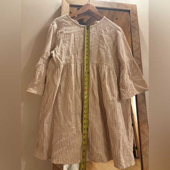 Rylee + Cru Tan Striped Dress - Picture 8 of 9